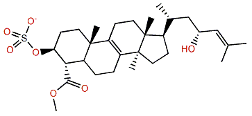 Methyl (23R)-3b,23-dihydroxy-29-nor-lanosta-8,24-dien-28-oate 3-sulfate